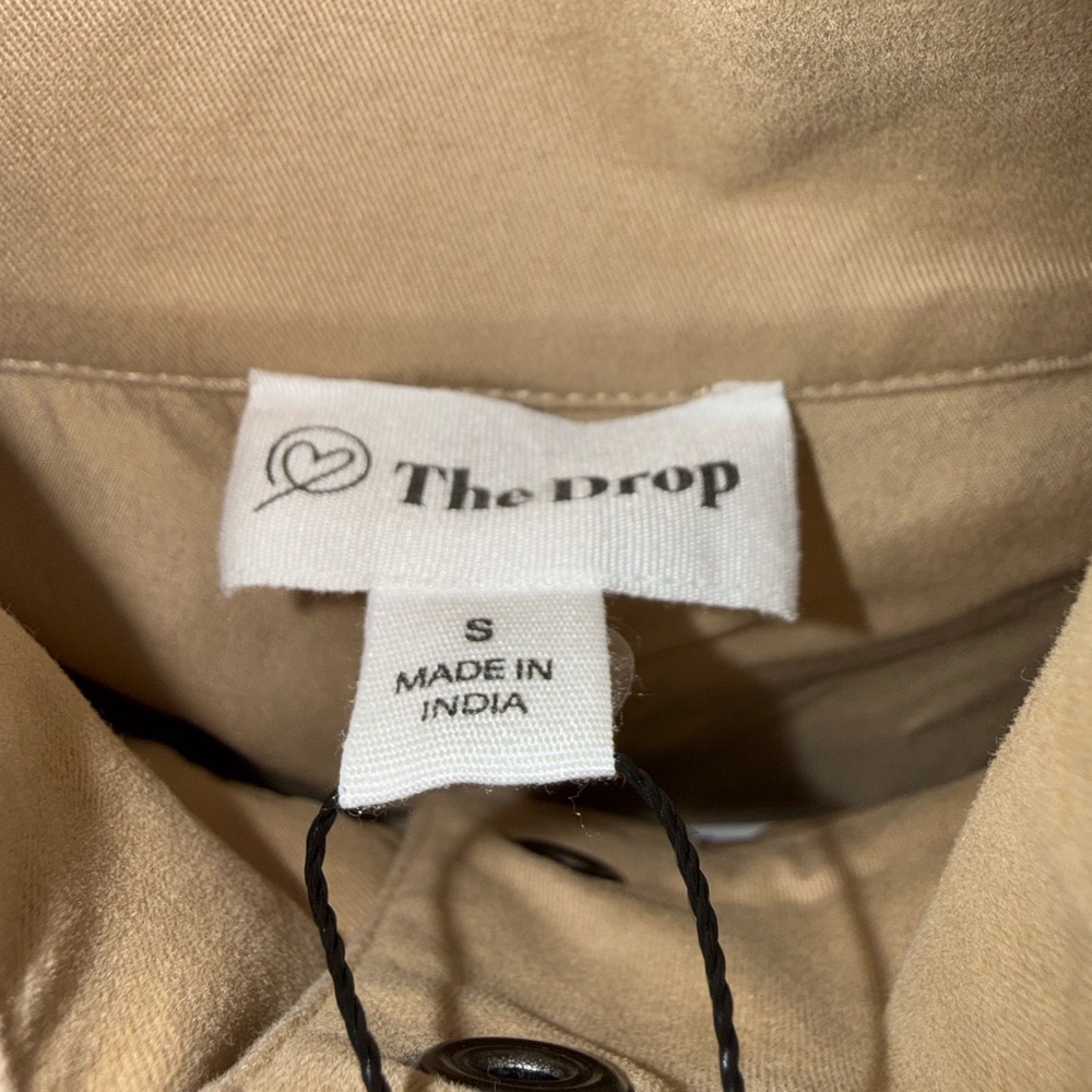 The Drop Women's Tan Convertible Utility Coat Size Small NWT - Picture 6 of 11